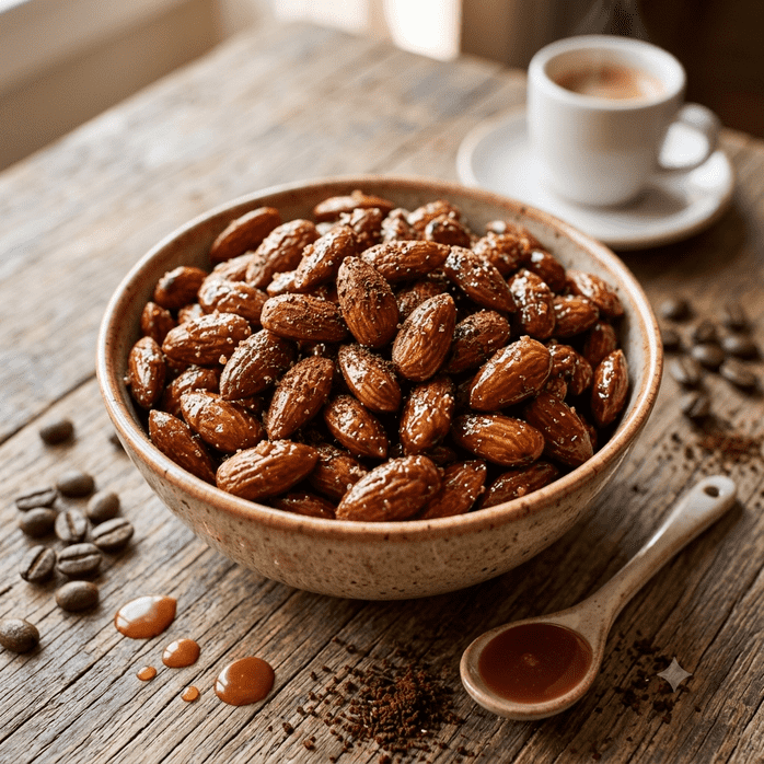 Coffee Caramel Almonds